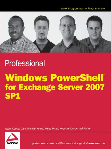 9780470226445: Professional PowerShell for Exchange 2007 SP1
