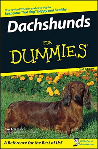 Imagen de archivo de Dachshunds For Dummies a la venta por SecondSale