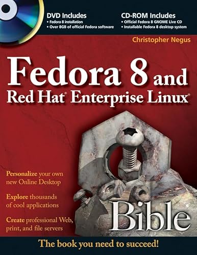 9780470230206: Fedora 8 and Red Hat Enterprise Linux Bible