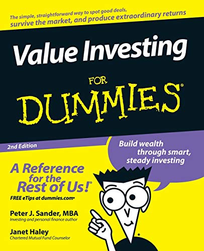 9780470232224: Value Investing For Dummies, 2nd Edition (For Dummies Series)