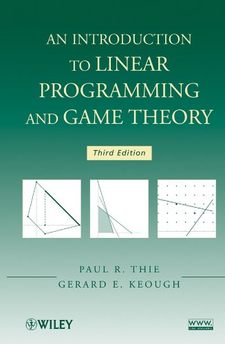 9780470232866: An Introduction to Linear Programming and Game Theory