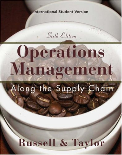 Stock image for Operations Management: Along the Supply Chain for sale by WorldofBooks