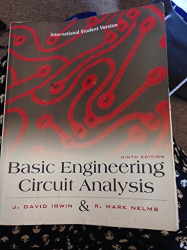 Imagen de archivo de Isv Basic Engineering Circuit Analysis 9/E International Student Version a la venta por ThriftBooks-Atlanta