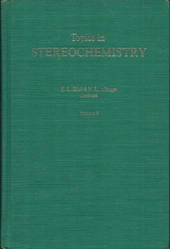 Imagen de archivo de Topics in Stereochemistry Volume 3 a la venta por Speedy Book
