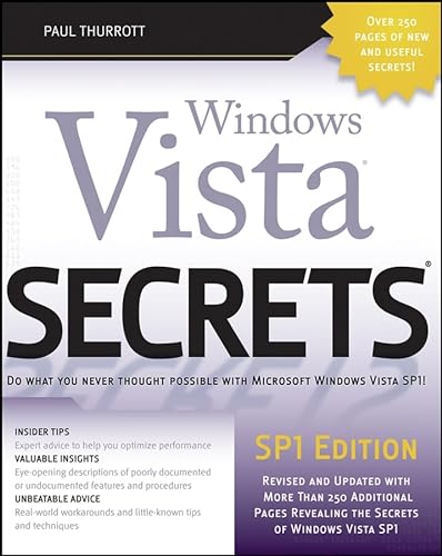 9780470242001: Windows Vista Secrets