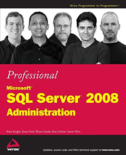 Beispielbild fr Professional Microsoft SQL Server 2008 Administration zum Verkauf von Better World Books