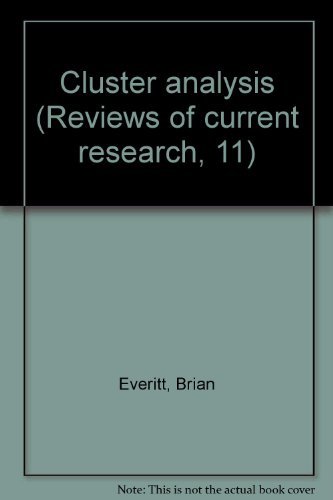 Imagen de archivo de Cluster Analysis [Social Science Research Council, Reviews of Current Research 11] a la venta por Tiber Books