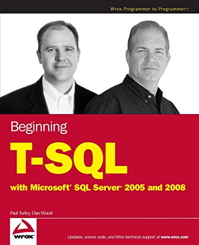 Beispielbild fr Beginning T-SQL with Microsoft SQL Server 2005 and 2008 zum Verkauf von Better World Books