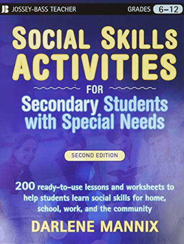 9780470259368: Social Skills Activities for Secondary Students with Special Needs