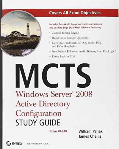 Stock image for MCTS Windows Server 2008 Active Directory Configuration Study Guide: Exam 70-640 for sale by SecondSale