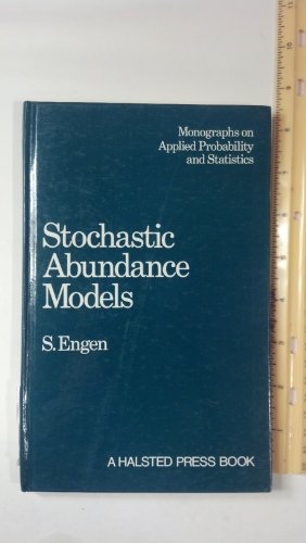 9780470263020: Stochastic abundance models, with emphasis on biological communities and species diversity (Monographs on applied probability and statistics)