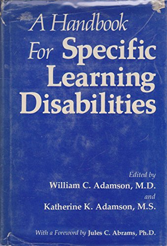 Stock image for A handbook for specific learning disabilities for sale by Wonder Book