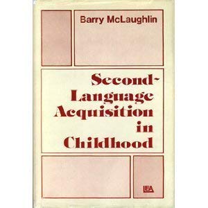 Imagen de archivo de Second-Language Acquisition in Childhood a la venta por ThriftBooks-Atlanta