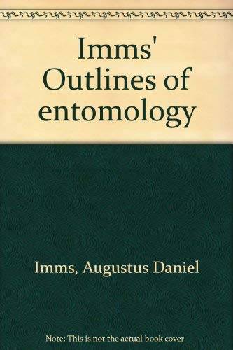 9780470264126: Imms' Outlines Of Entomology