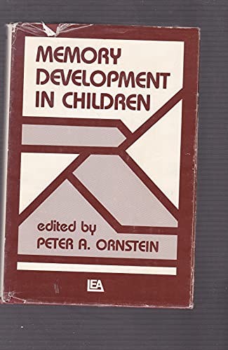 Stock image for Memory Development in Children for sale by Tiber Books