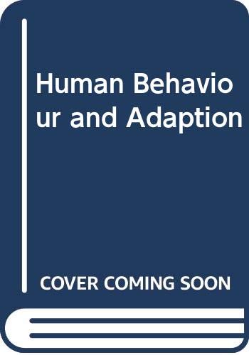 Stock image for Human Behaviour and Adaption for sale by Wonder Book