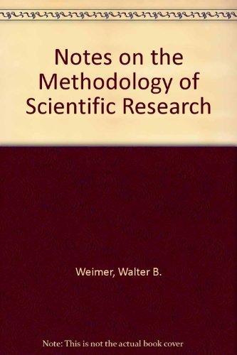 9780470266502: Notes on the Methodology of Scientific Research