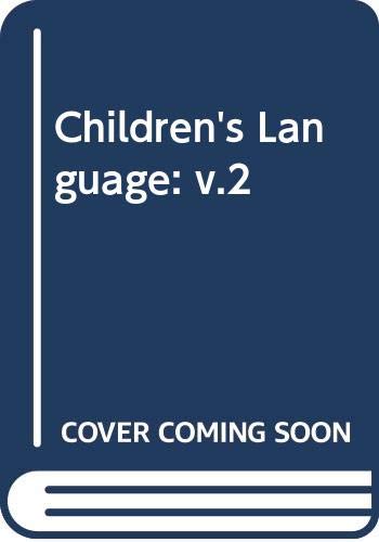 9780470267165: Children's Language: v.2