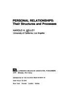 9780470267301: Personal Relationships: Their Structures and Processes (John M. MacEachran Memorial Lecture Series)