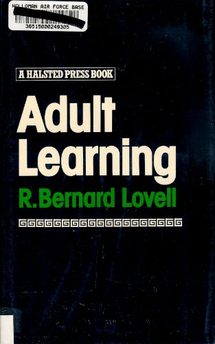 9780470269350: Adult learning (New patterns of learning)