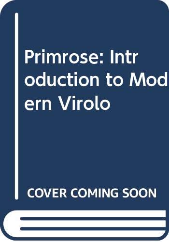 9780470269411: Primrose: Introduction to Modern Virolo