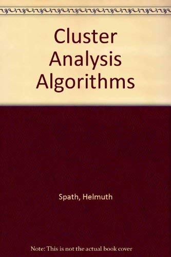 Stock image for Cluster Analysis Algorithms for Data Reduction and Classification of Objects for sale by Graver & Pen Rare Books