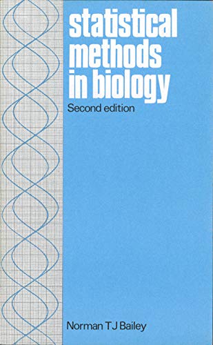 Beispielbild fr Statistical Methods in Biology zum Verkauf von Better World Books