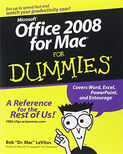 Beispielbild fr Office 2008 for Mac For Dummies zum Verkauf von SecondSale