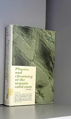 Beispielbild fr Physics and Chemistry of the Organic Solid State (Volume 1) zum Verkauf von Zubal-Books, Since 1961