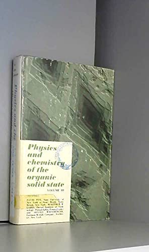 Beispielbild fr Physics and Chemistry of the Organic Solid State (Volume 3) zum Verkauf von Zubal-Books, Since 1961