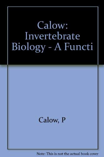 Beispielbild fr Invertebrate Biology : A Functional Approach zum Verkauf von Better World Books
