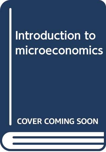 9780470272435: Introduction to Microeconomics