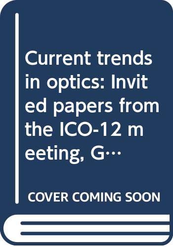 Stock image for Current Trends in Optics for sale by Zubal-Books, Since 1961