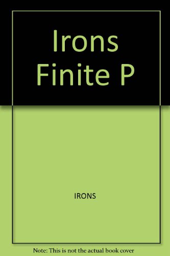 9780470274156: Irons Finite P