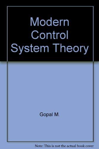 Beispielbild fr Modern control system theory zum Verkauf von Munster & Company LLC, ABAA/ILAB