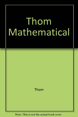 9780470274996: Thom Mathematical