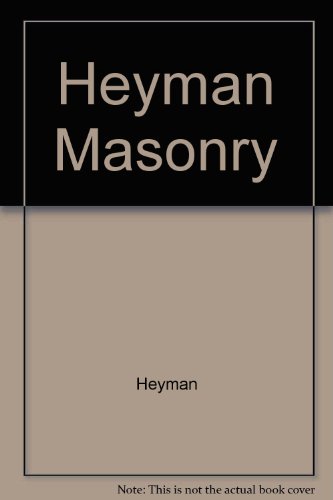 The Masonry Arch (Ellis Horwood Series in Engineering Science) (9780470275443) by Heyman, Jacques