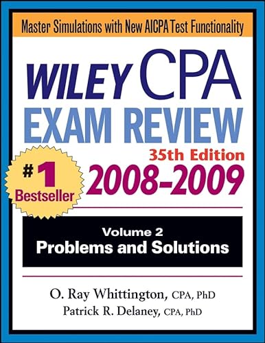 Stock image for Wiley CPA Examination Review, Problems and Solutions (Wiley CPA Examination Review Vol. 2: Problems & Solutions) (Volume 2) for sale by Integrity Books Corp.