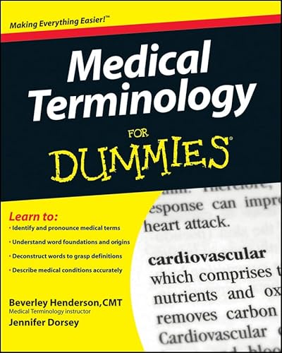 Stock image for Medical Terminology For Dummies for sale by Orphans Treasure Box