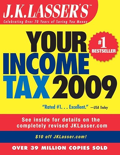 Beispielbild fr J. K. Lasser's Your Income Tax 2009 : For Preparing Your 2008 Tax Return zum Verkauf von Better World Books