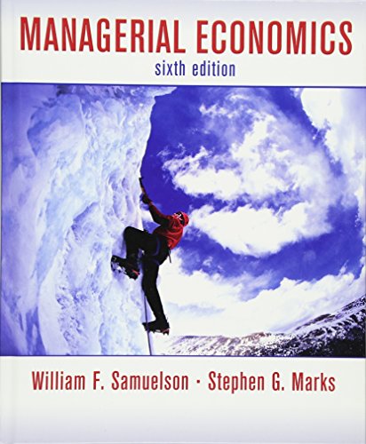 Beispielbild fr Managerial Economics zum Verkauf von Better World Books