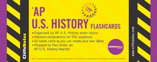 Stock image for CliffsNotes AP U.S. History Flashcards for sale by BooksRun