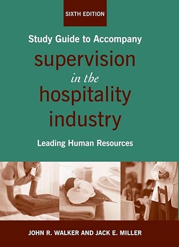 Stock image for Supervision in the Hospitality Industry : Leading Human Resources for sale by Better World Books: West