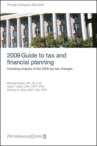 Imagen de archivo de 2009 guide to tax and financial planning a la venta por ThriftBooks-Dallas