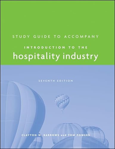 9780470285459: Introduction to the Hospitality Industry: Study Guide