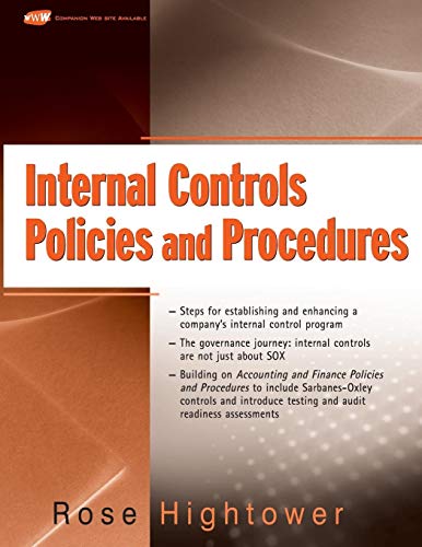 Stock image for Internal Controls Policies and Procedures for sale by Lucky's Textbooks