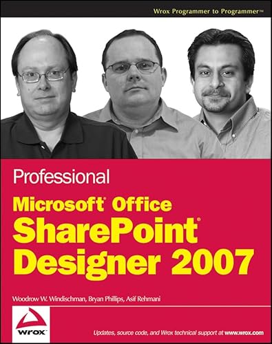 Imagen de archivo de Professional Microsoft Office SharePoint Designer 2007 a la venta por HPB-Red
