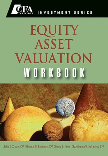 Beispielbild fr Equity Asset Valuation Workbook (Cfa Institute Investment) zum Verkauf von HPB-Red