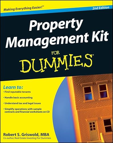 Property Management Kit For Dummies (Book & CD) (9780470293294) by Griswold, Robert S.