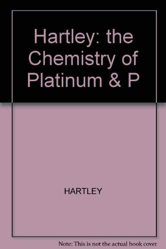 Beispielbild für The Chemistry of Platinum and Palladium zum Verkauf von Discover Books